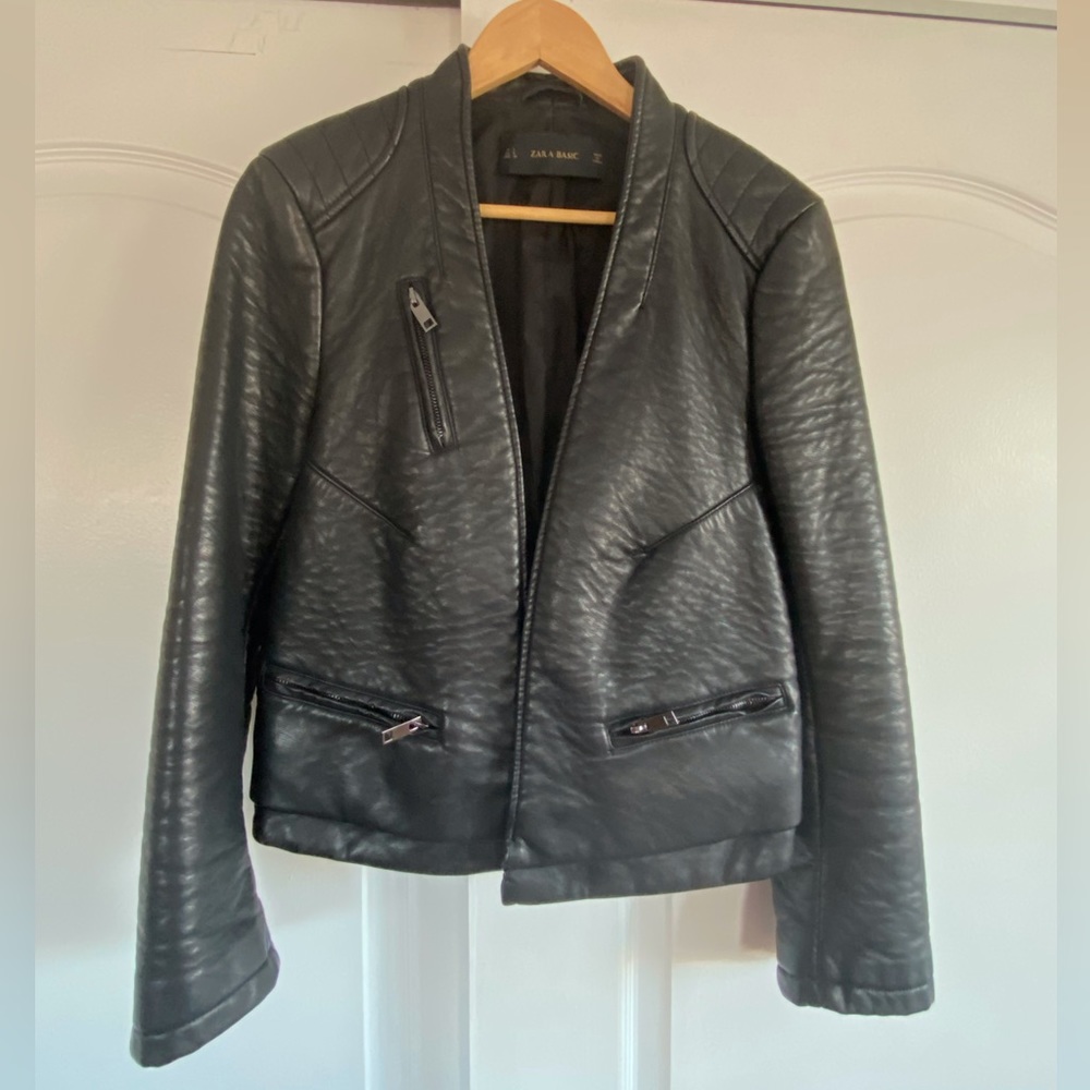 Zara Faux Leather Jacket